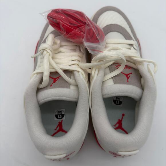 Nike Air Jordan 4 RM Sail Fire Red College Grey Coconut Milk HF8126-100 Mens 8.5 main image 6